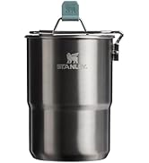 Stanley Wildfare Go 4-Piece Stainless Steel Two Cup Cook Set | 32 oz Pot and Lid with Fold &amp; Lock...