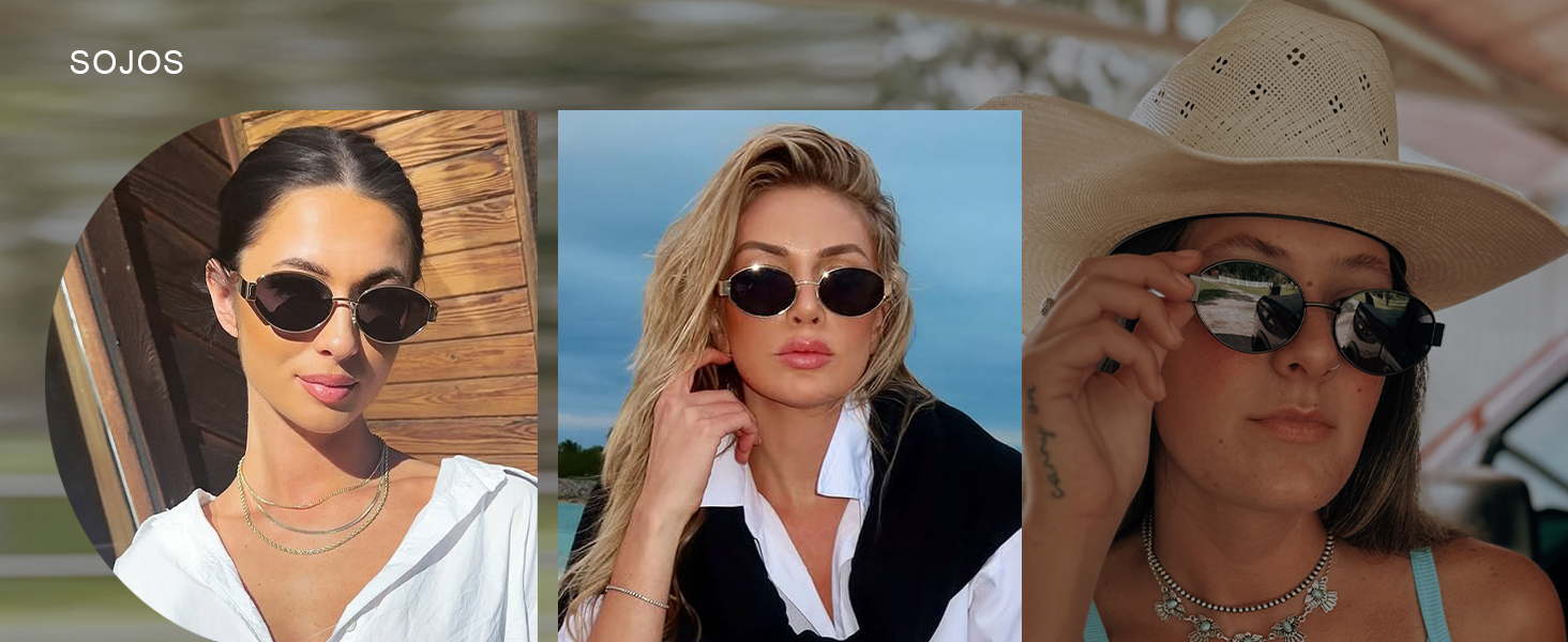 oval sunglasses for women