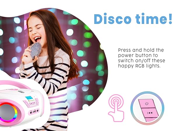 kids cds cd player radio boombox portable players home record mini speakers bluetooth small toddler