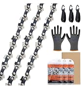 Savior 3Pcs 16 Inch Chainsaw Chain 3/8" LP Pitch .050" Gauge 56 Drive Links for Echo CS-400 CS-31...