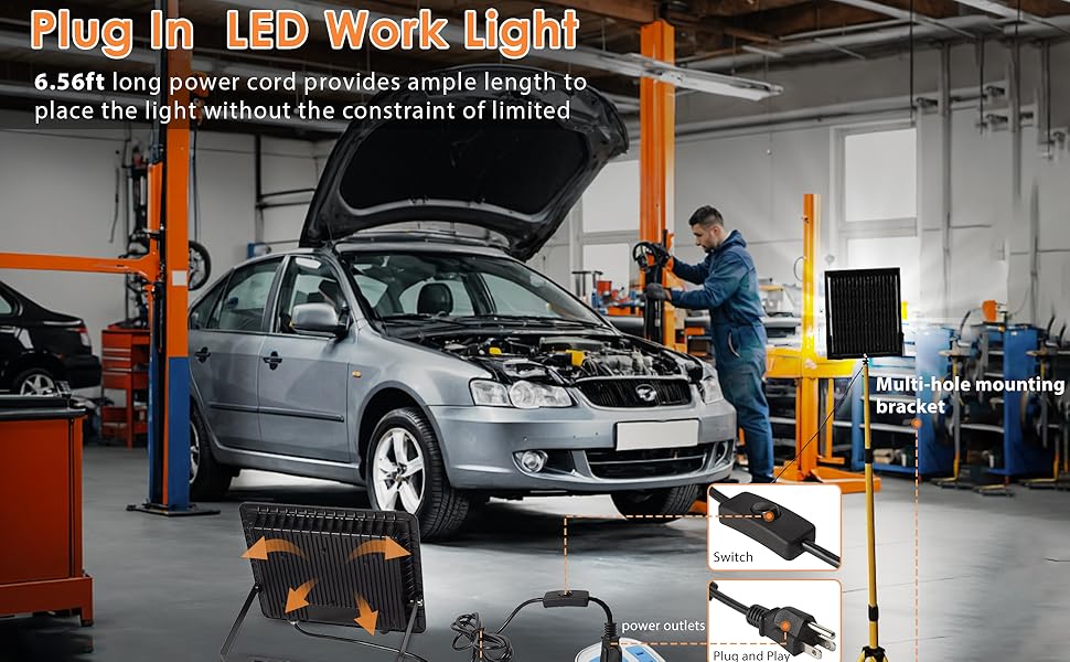 led plug in flood light floodlights