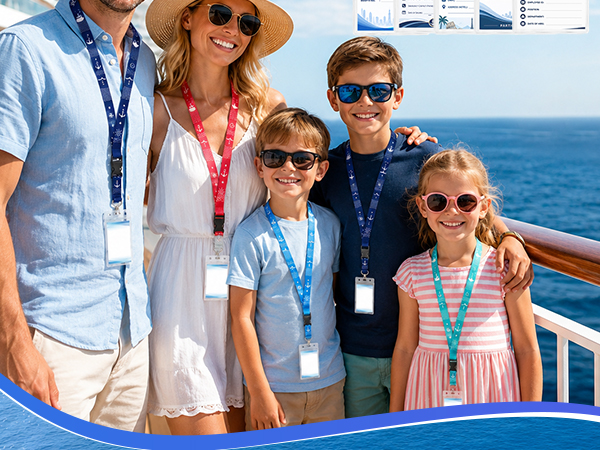 cruise lanyard for ship cards