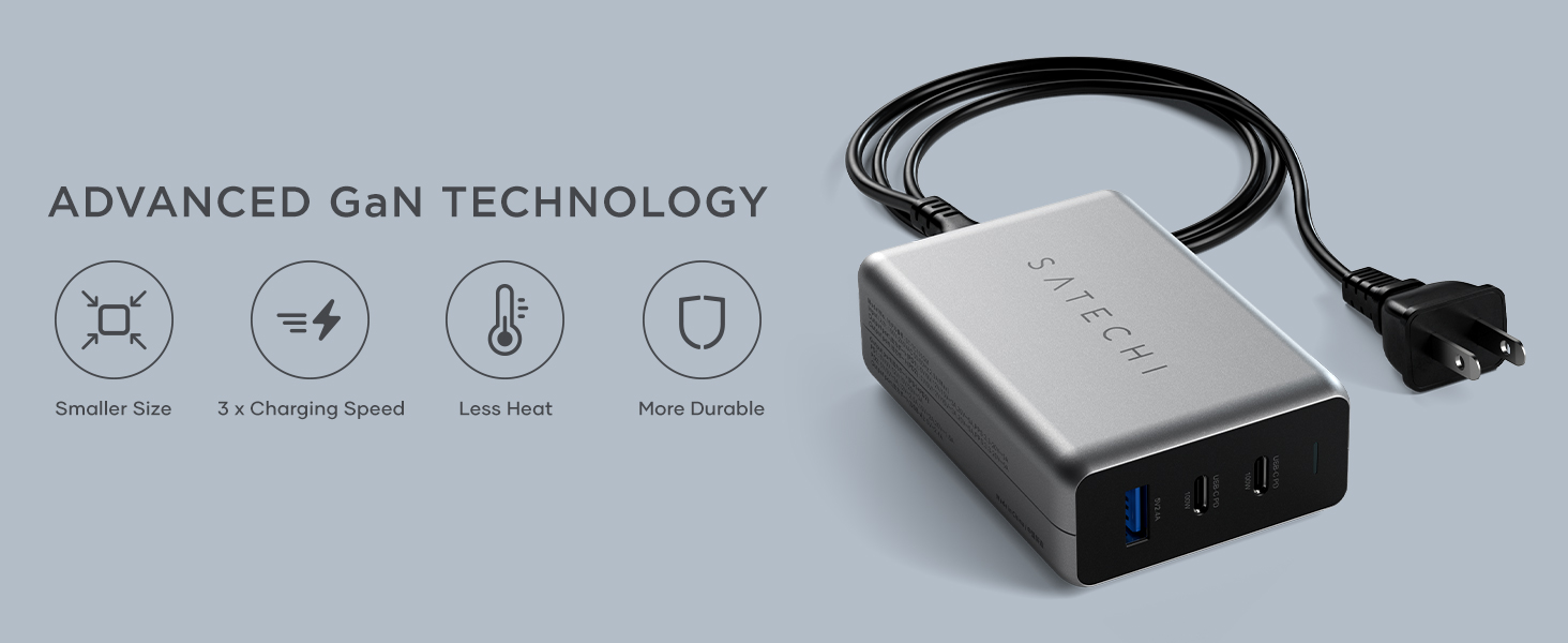 100W USB C PD Compact GaN Charger