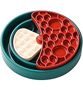 LiteRushx 3-Level Slow Feeder Dog Bowl – Anti-Slip Interactive Feeder for Healthy &amp; Calmer Eating...