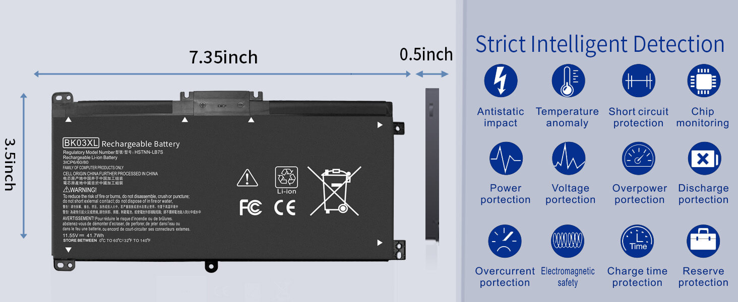bk03xl battery for hp pavilion x360
