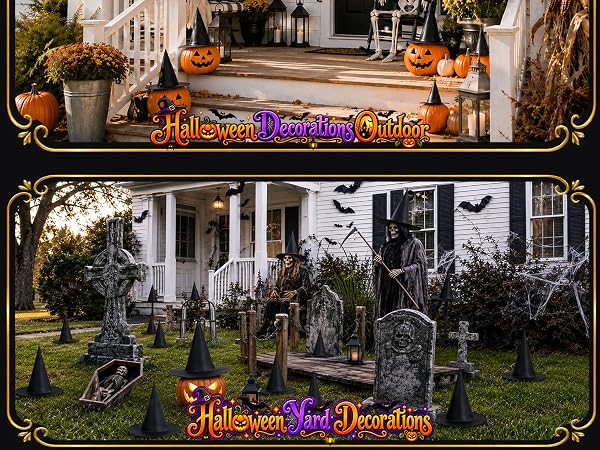 halloween porch decor
