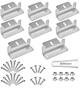 POWOXI Solar Panel Mounting Brackets, Aluminum Anti-Corrosion Mounting Brackets for RV, Trailer, ...