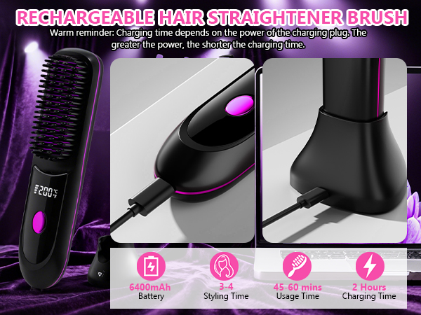 Go Brush Pro Hair Straightener