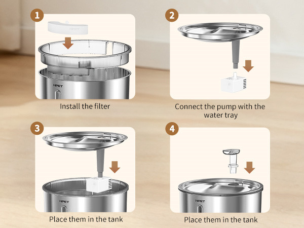 npet cat drinking fountain