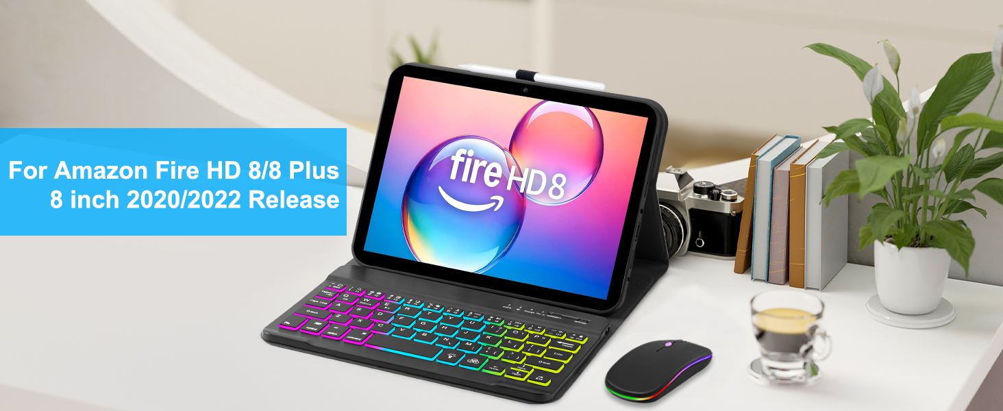 HD 8 tablet case keyboard