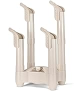 COSTWAY Boot Dryer, 30-180 Mins Timer, Noiseless Boot Warmer with Heat Blower for Snow Boot Sneak...