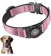 2026 Upgrade Airtag Dog Collar, Reflective Dog Collar with Airtag Holder, IP68 Waterproof| Metal ...