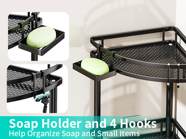 corner shower organizer