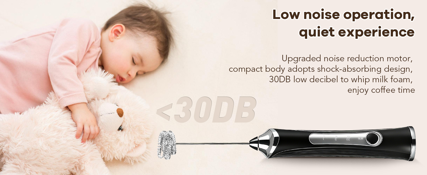 rechargeable milk frother