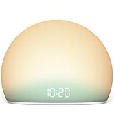 HOUSBAY Sunrise Alarm Clock, White Noise Sound Machine for Bedroom | Natural Wake-Up Light with G...