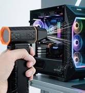 Compressed Electric Air Duster Mini Dust Blower for Computer, Keyboard, Home, Car Cleaning