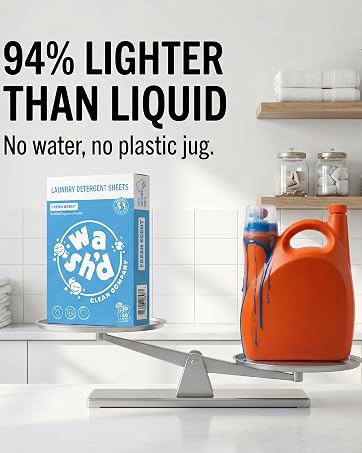 Wash'd is 95% Lighter