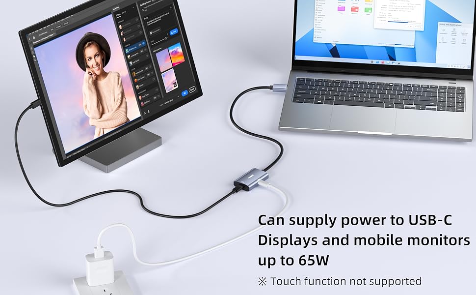 8K@30Hz Displayport to USB-C Adapter