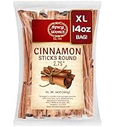 Spicy World Cinnamon Sticks 14 Oz Bag ~100 Sticks - Strong Aroma, Perfect for Baking, Cooking &amp; B...