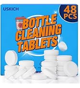 Water Bottle Cleaning Tablets-48 Pack, Bottle Bright Clean Stainless Steel, Thermos, Tumbler, Ins...