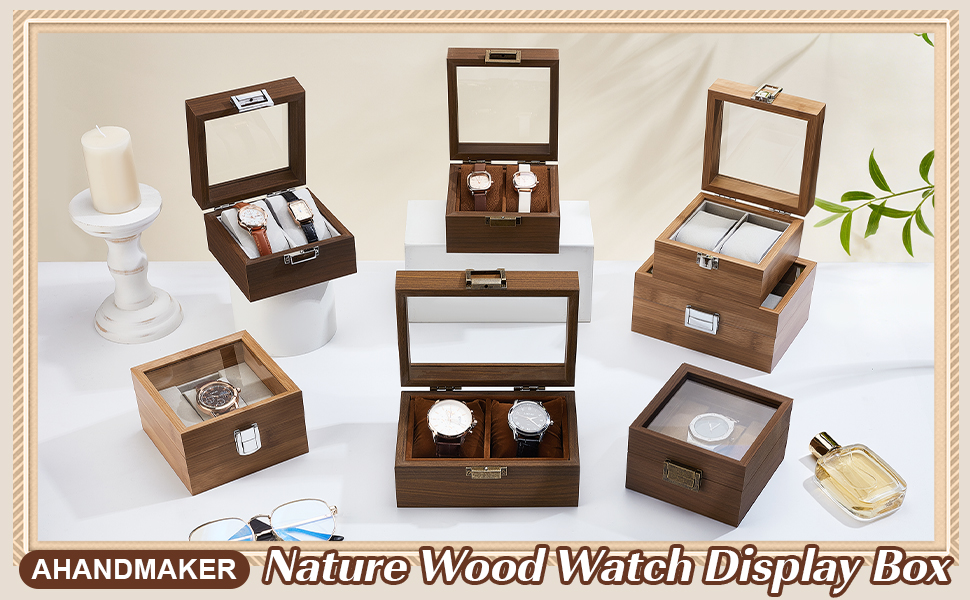 Text reads 'Image 7'. Collection of wooden display boxes with glass covers arranged to show multiple viewing angles.