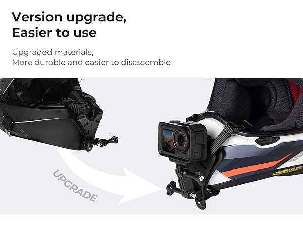 Action camera chin mount