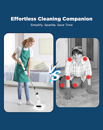 electric spin scrubber brush power brush floor scrubber