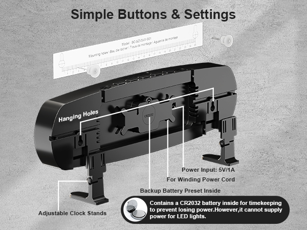 digital clocks for seniors