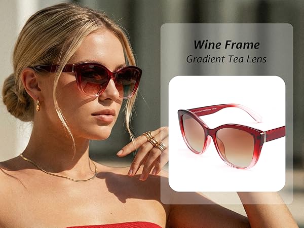 Wine Frame Gradient Tea Lens