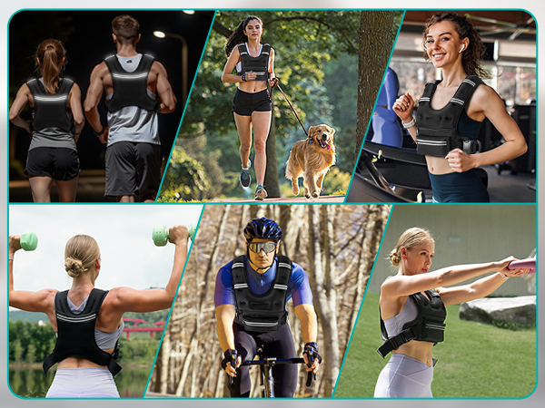 running weighted vests