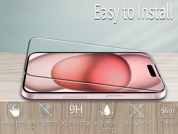 iphone 15 screen protector glass