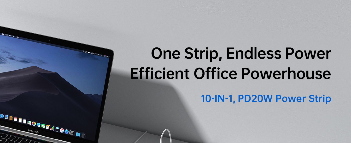 10 IN 1 USB charging station with ac outlets