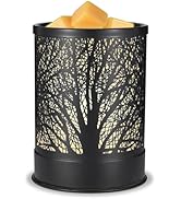 Metal Wax Melts Warmer, 2-in-1 Electric Scented Candle Wax Melter and Wax Cubes, Aromatherapy Ess...