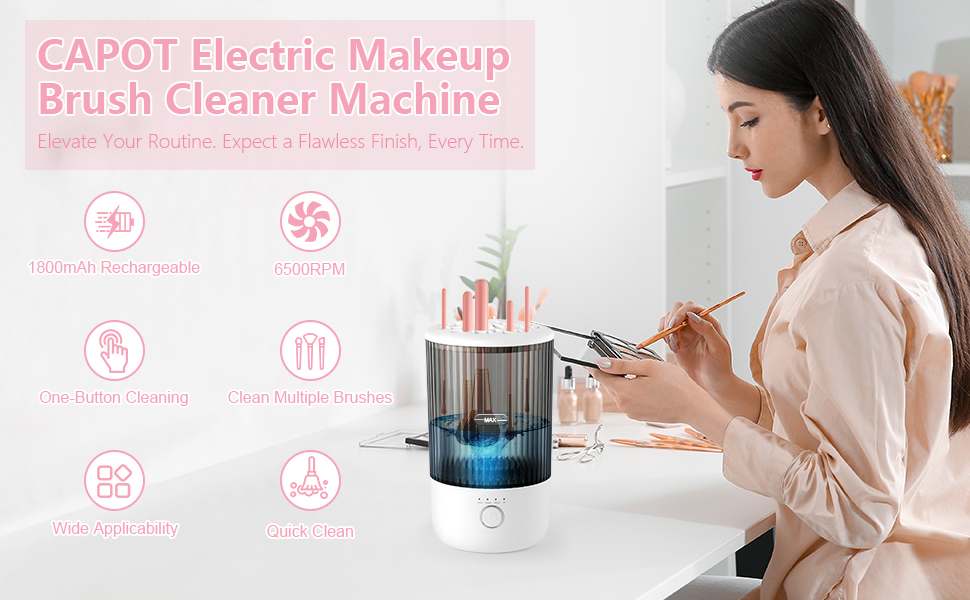 electric makeup brush cleaner
