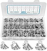 720Pcs Nuts and Bolts Assortment Kit, Machine Screws,SATANTECH #6-32#8-32#10-24#1/4-20 Stainless ...