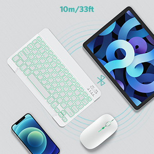 small wireless keyboard and mouse combo