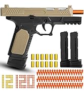 Shell Ejecting Toy Gun, Soft Bullet Toy Pistols for Boys, Christmas Birthday Gifts for Kids 8+