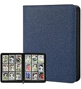Trading Card Binder 9 Pocket, GERMUN PU Cover Card Binder for 540 Cards, Premium Trading Card Col...