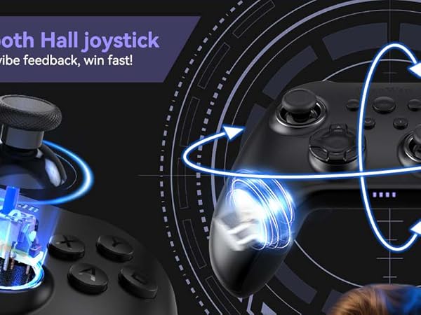 Wireless Controller for PC, iPhone, Android, Switch