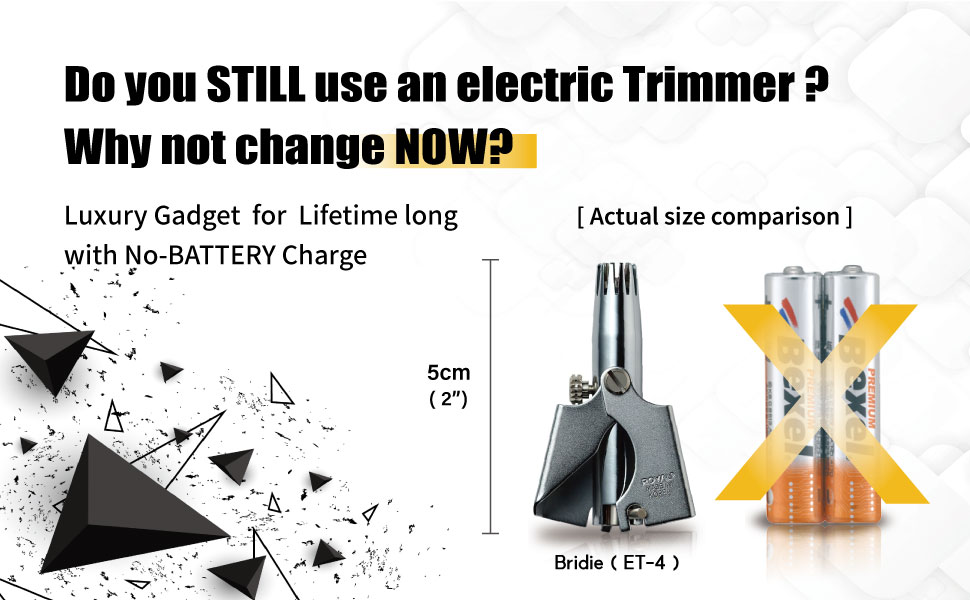 [2020 Professional] Manual Premium Nose Hair Trimmer
