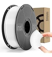 Inslogic TPU Filament 1.75mm, 95A Soft 3D Printer Filament, Flexible 3D Filament 1kg Spool (2.2 l...
