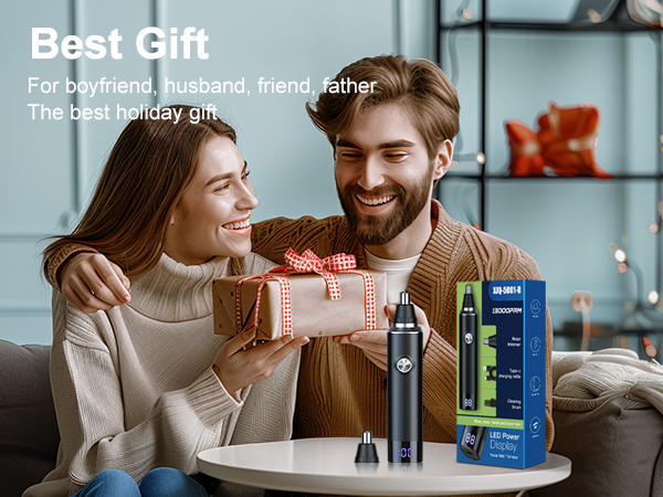 Ear and Nose Hair Trimmer for Men Women,Painless USB Rechargeable Electric Nose Hair Trimmer Clipper