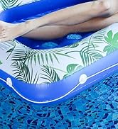 HYRIXDIRECT Inflatable Pool Float Mat for Adults, Blow Up Tanning Pool, Raft Water Filled Bed Mat...