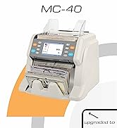 RIBAO MC-40 Mixed Denomination Money Counter, Bank Grade Cash Counting Machine, CIS/UV/MT Counter...