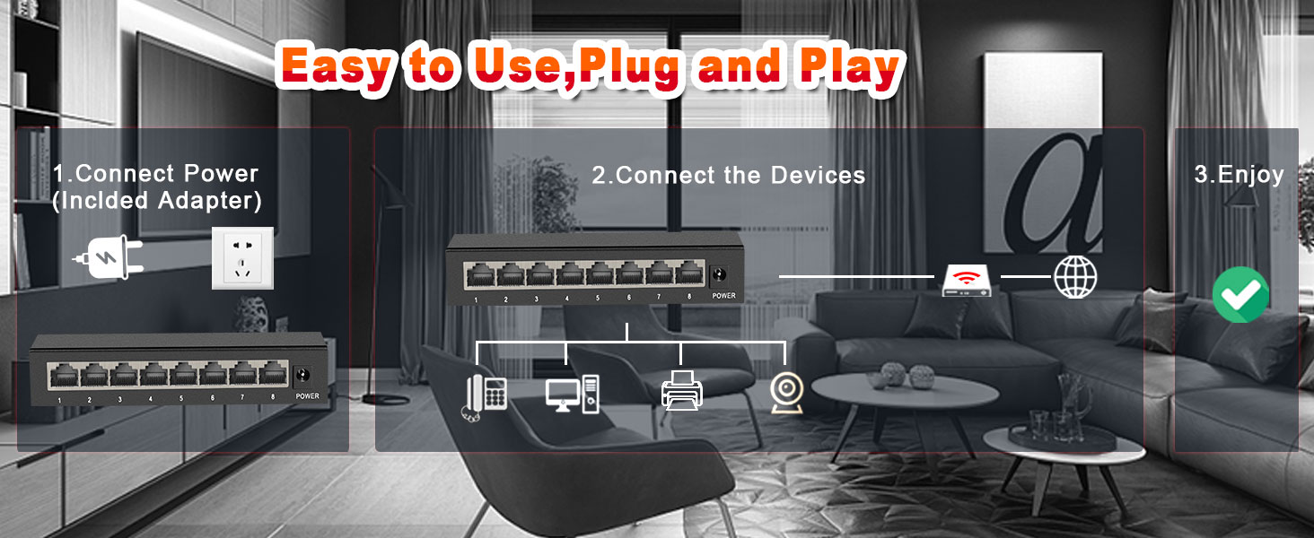 1010g 8 port gigabit switch