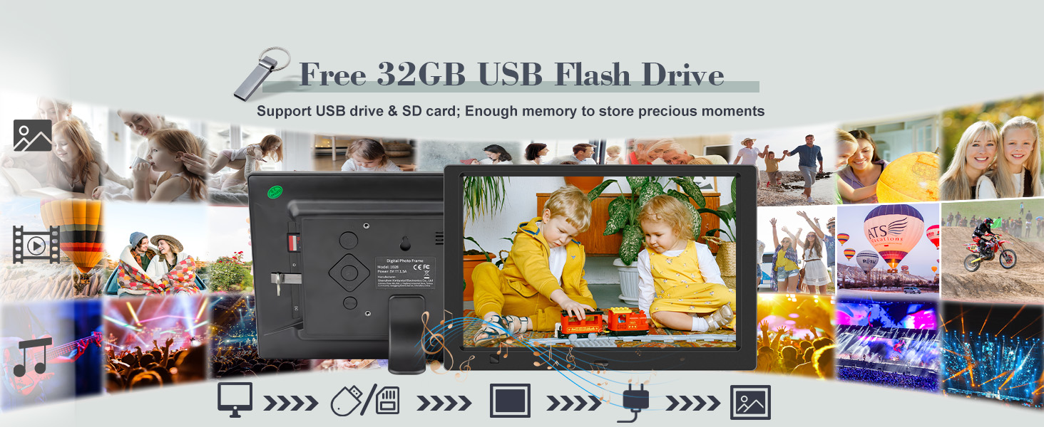 digital picture frame usb
