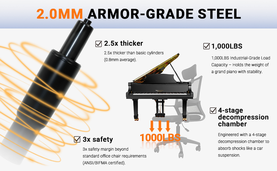 Office Chair Gas Lift Cylinder