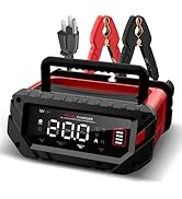 20-Amp Car Battery Charger, 12V/24V Smart Automotive Charger, Battery Maintainer, Trickle Charger...