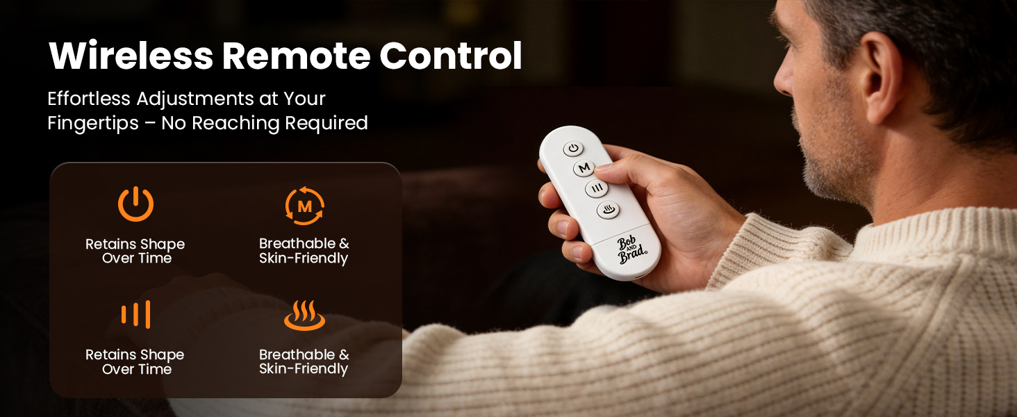 back massager with remote