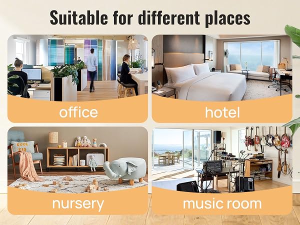 Suitable for different places